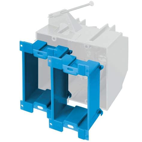 220 plastic electric gang box with extension|graybar box extenders.